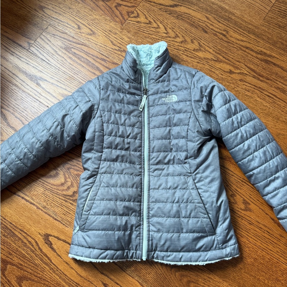 The North Face Charcoal Quilted Jacket